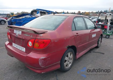 2003 Toyota Corolla S from USA, damaged, VIN 1NXBR32E13Z128782